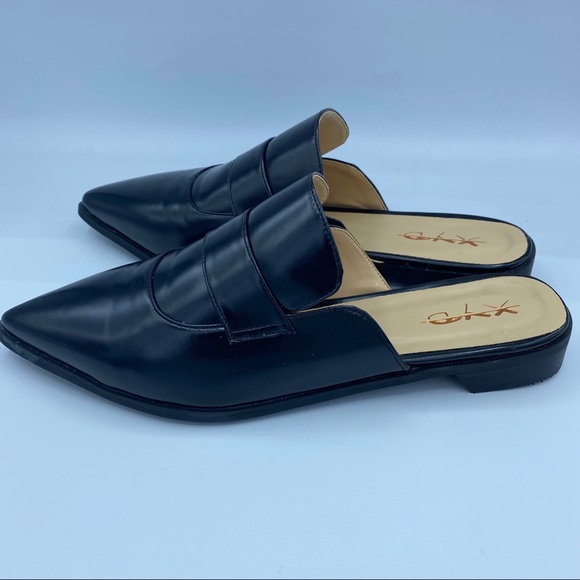 XYD Women Retro Slip On Backless Loafer  Flats - Picture 5 of 8